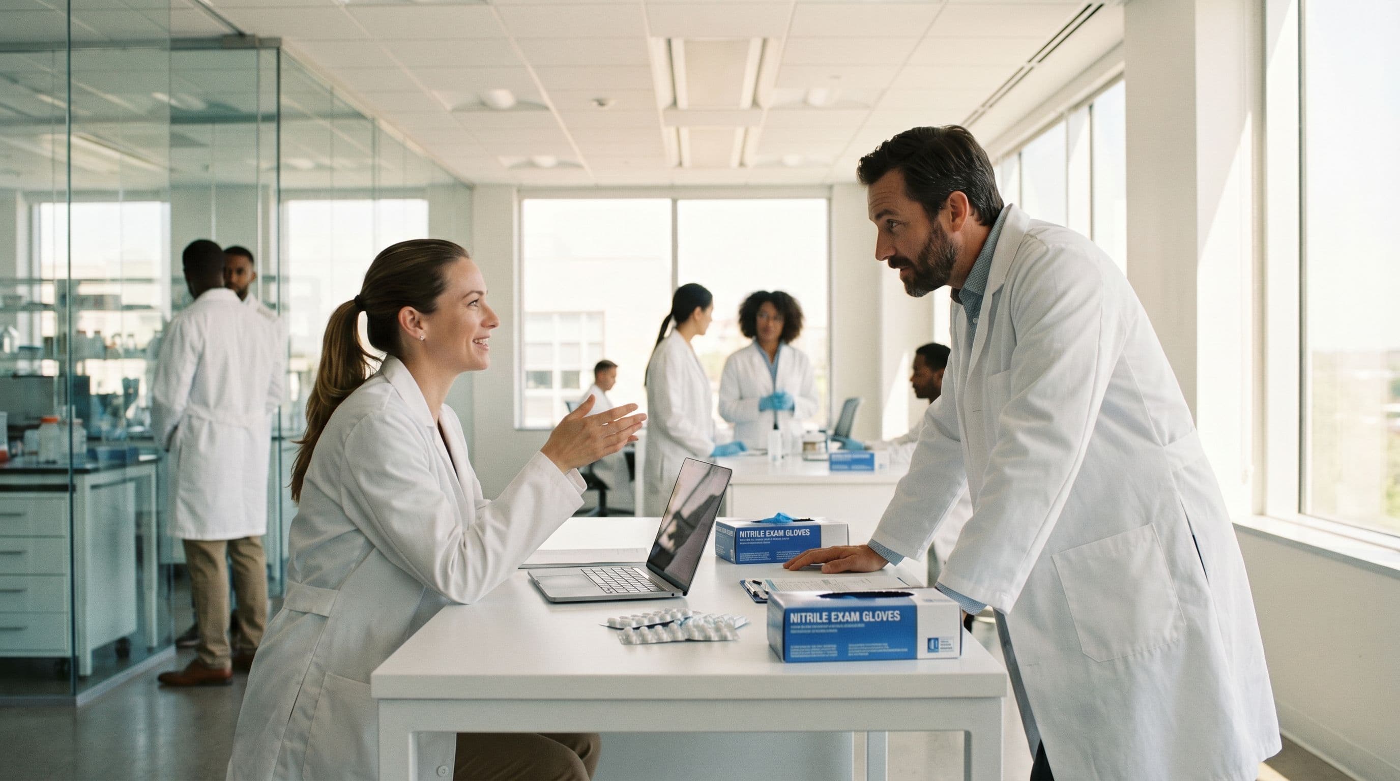 PharmShield team — welcoming professional conversation