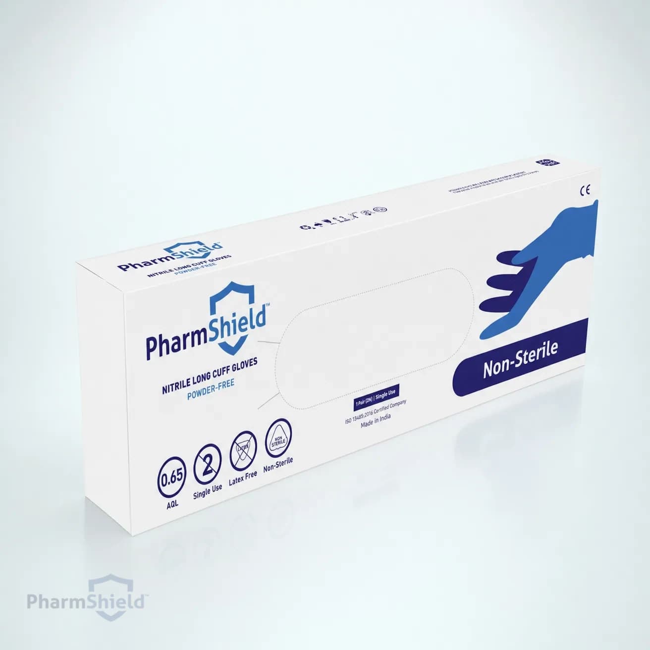 PharmShield Nitrile — Non-Sterile Dispenser Pack — Pack shot