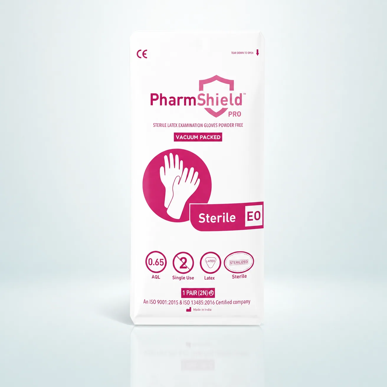 PharmShield Pro Latex — Vacuum Packed Sterile
