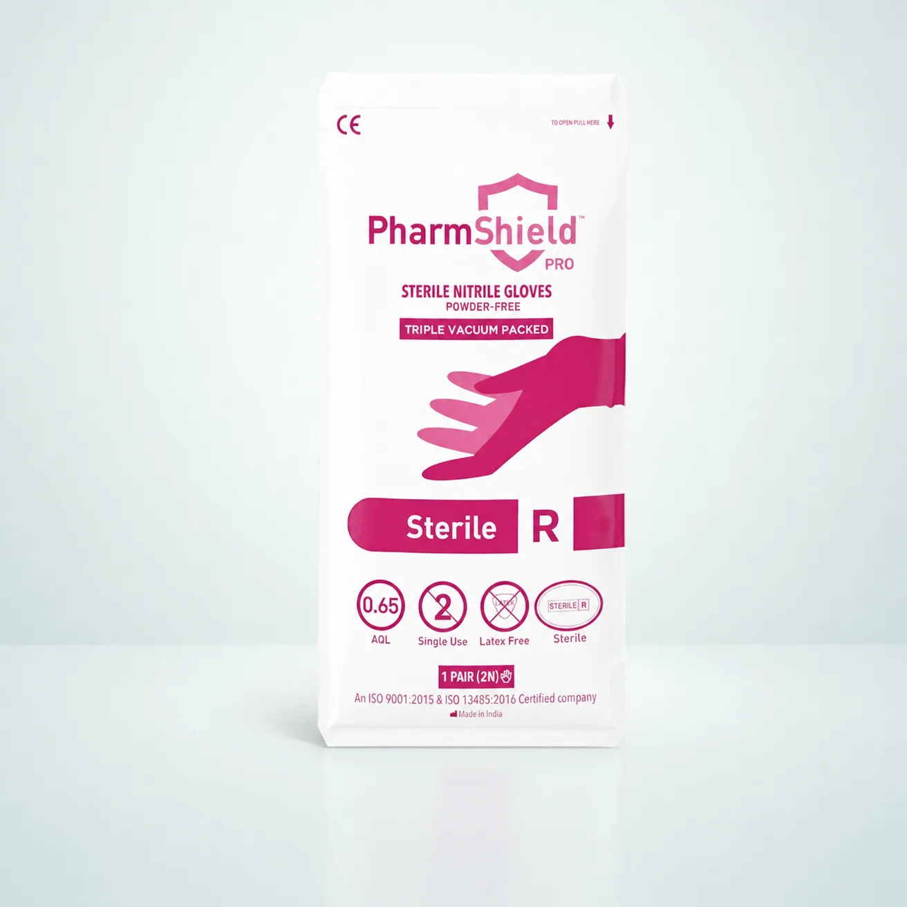 PharmShield Pro Nitrile — Triple Vacuum Packed Sterile